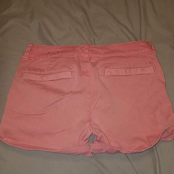 Pink midi super stretch shorts - Picture 3 of 5